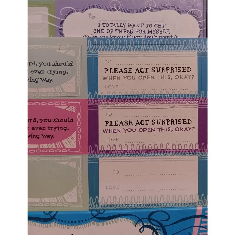 Bend the Rules Gift Labels NEW 2009 Amy Karol Over 90 Stickers